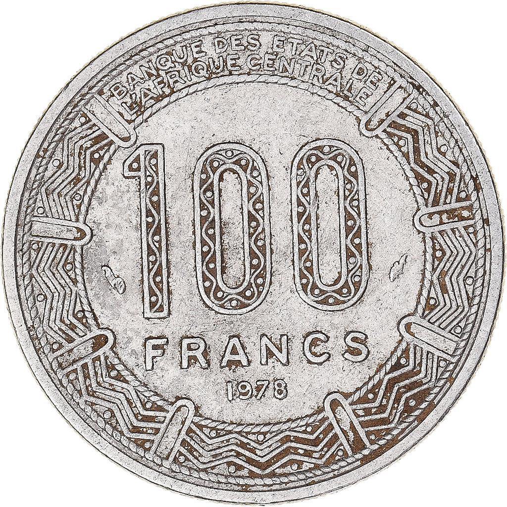 Coin, Chad, 100 Francs, 1978