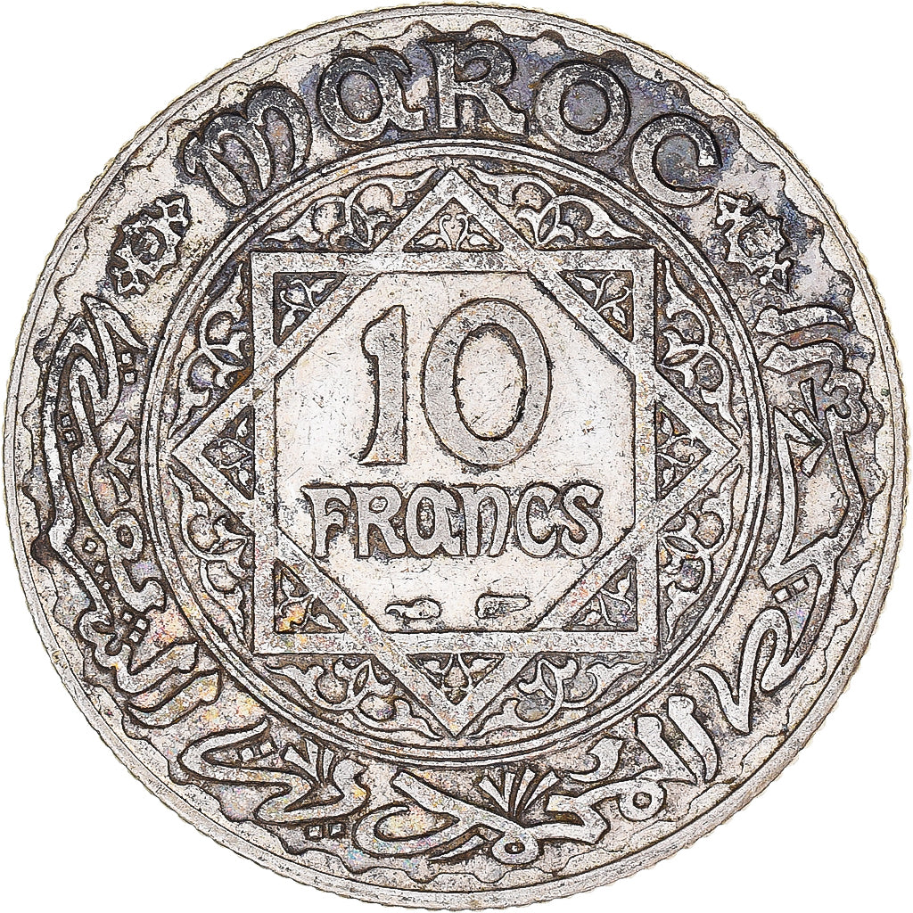Moneta, Marocco, 10 Francs
