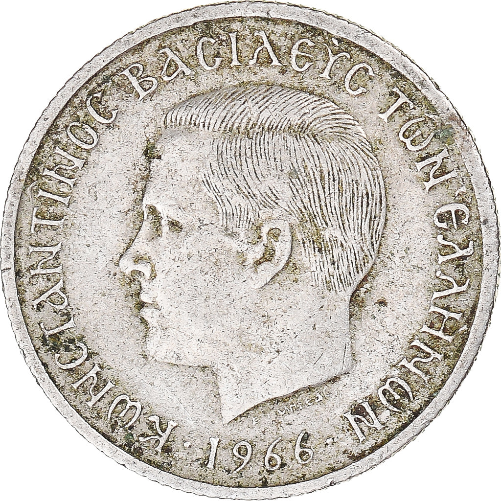 Moneta, Grecia, 50 Lepta, 1966