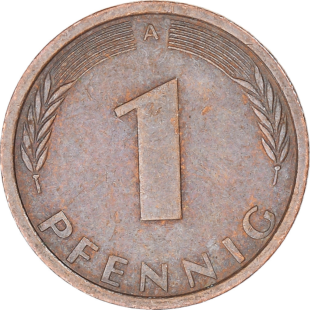 Coin, Germany, Pfennig, 1992