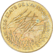 Coin, Central African States, 10 Francs, 1992