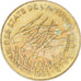 Coin, Central African States, 10 Francs, 1992