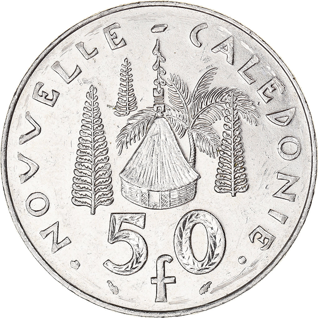 Moneta, Nowa Kaledonia, 50 Francs, 1991