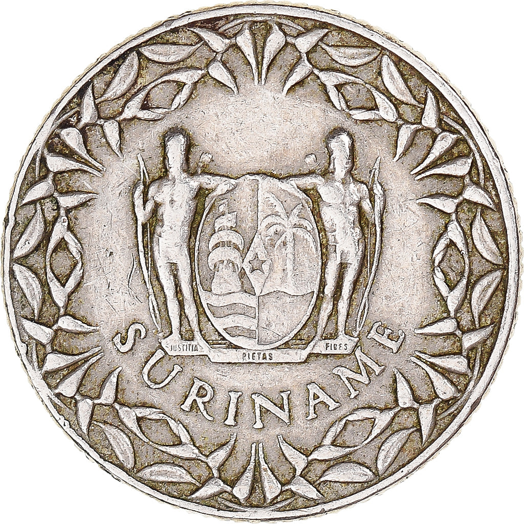 Coin, Surinam, 25 Cents, 1972