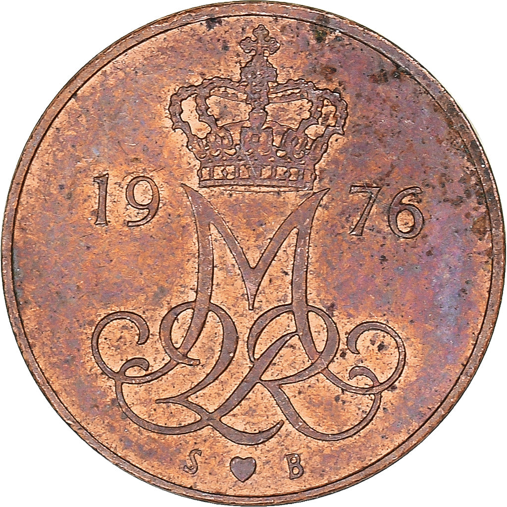 Münze, Dänemark, 5 Öre, 1976