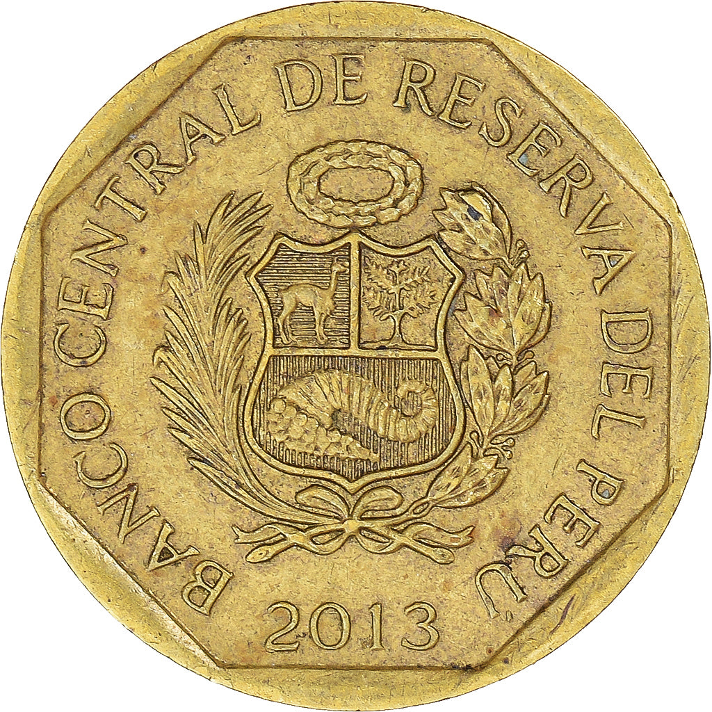 Munten, Peru, 10 Centimos, 2013