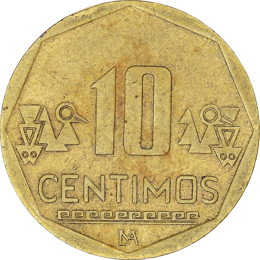 Munten, Peru, 10 Centimos, 2013