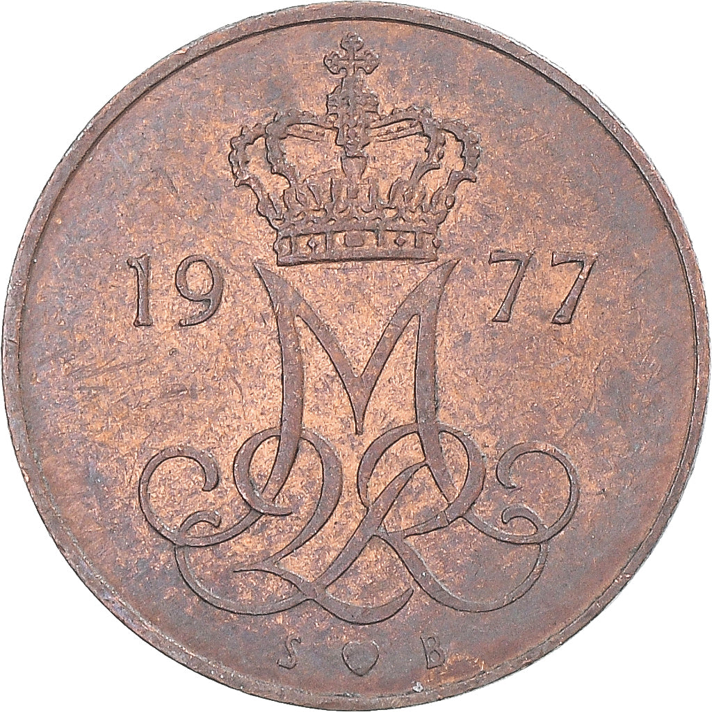 Monnaie, Danemark, 5 Öre, 1977