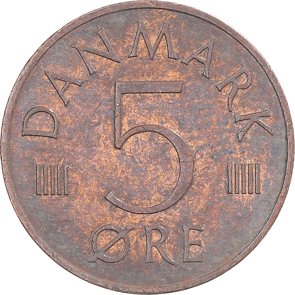 Monnaie, Danemark, 5 Öre, 1977