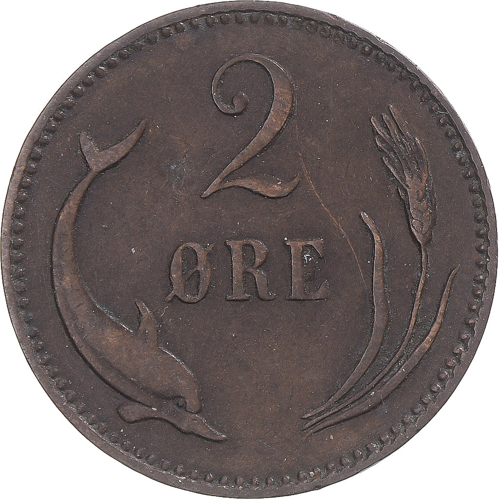 Munten, Zweden, 2 Öre, 1891