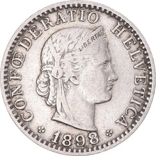 Coin, Switzerland, 20 Rappen, 1898