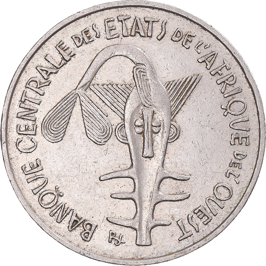 Moneta, Kraje Afryki Zachodniej, 100 Francs, 1973