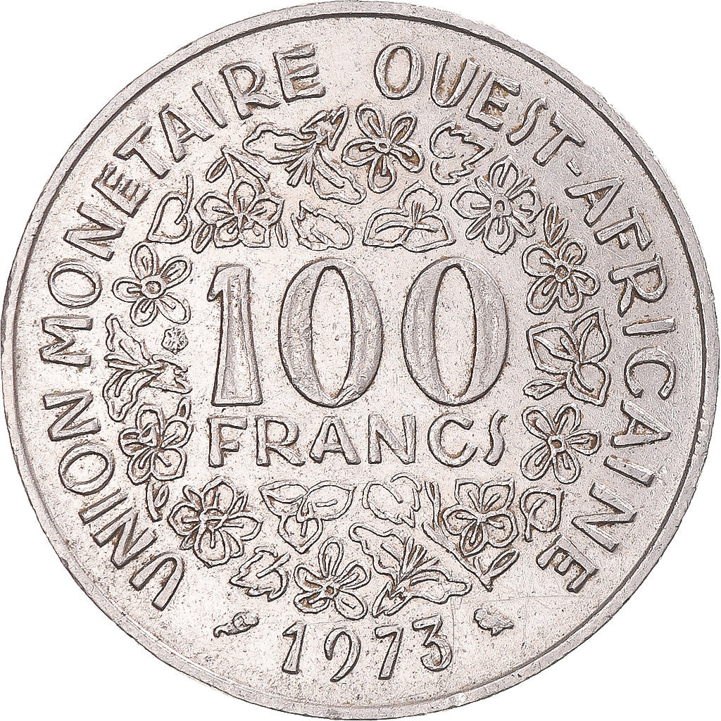 Moneta, Kraje Afryki Zachodniej, 100 Francs, 1973