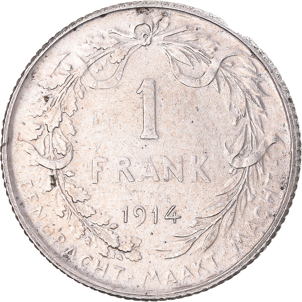 Monnaie, Belgique, Franc, 1914