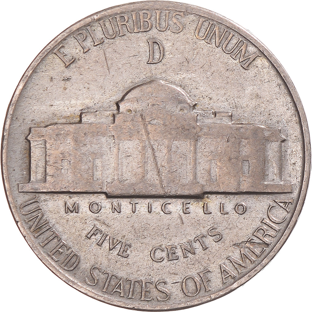 Coin, United States, 5 Cents, 1945