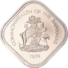 Moneta, Bahamas, 50 Cents, 1974