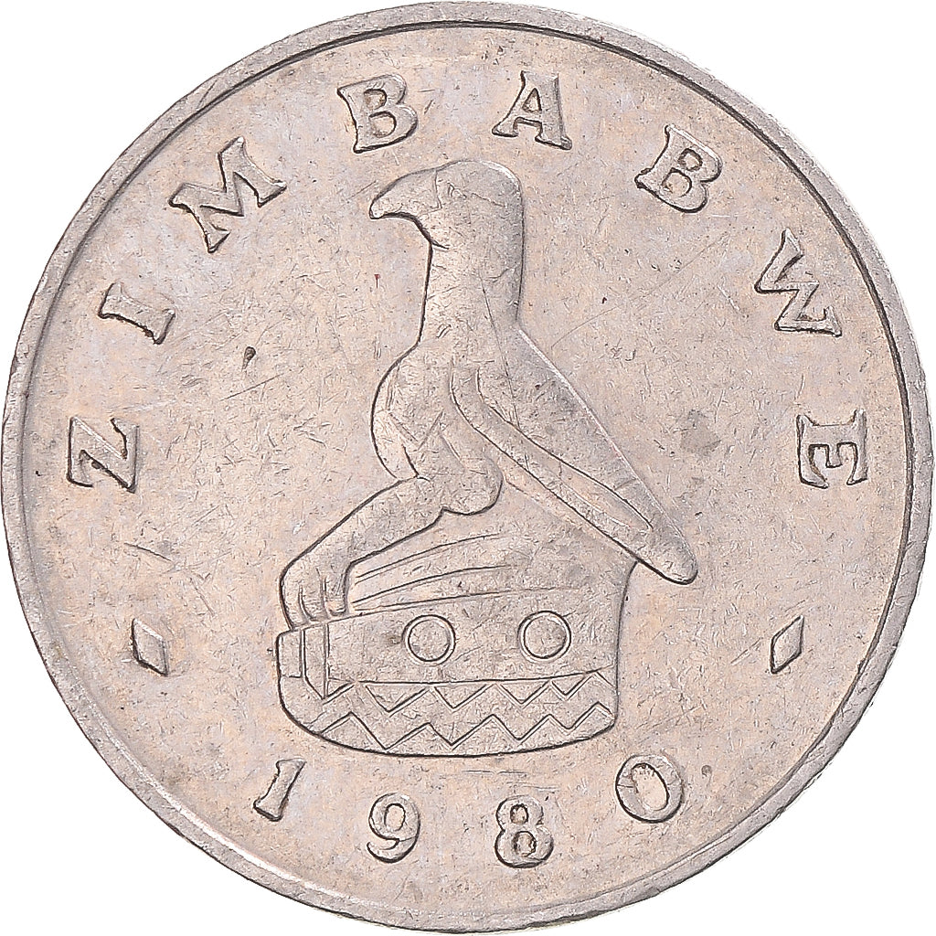 Münze, Simbabwe, 10 Cents, 1980