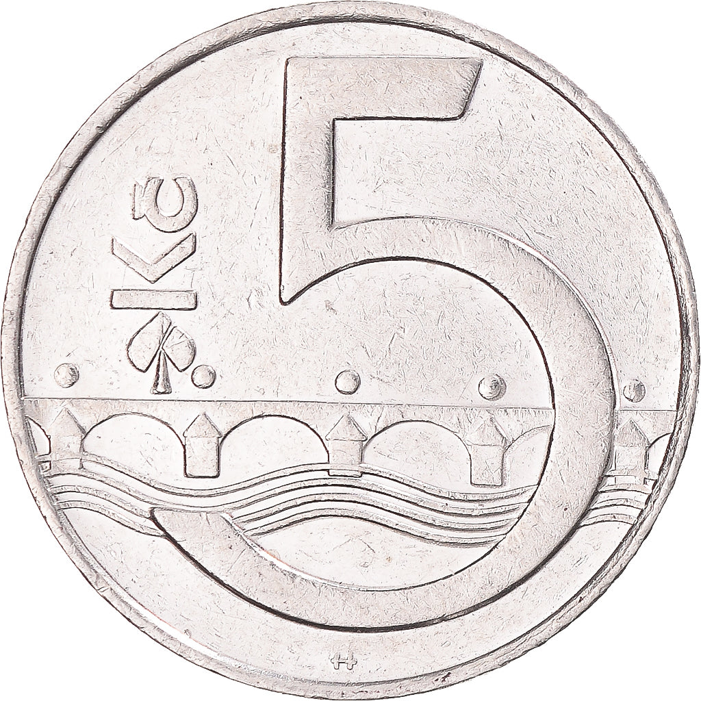Coin, Czech Republic, 5 Korun, 1995