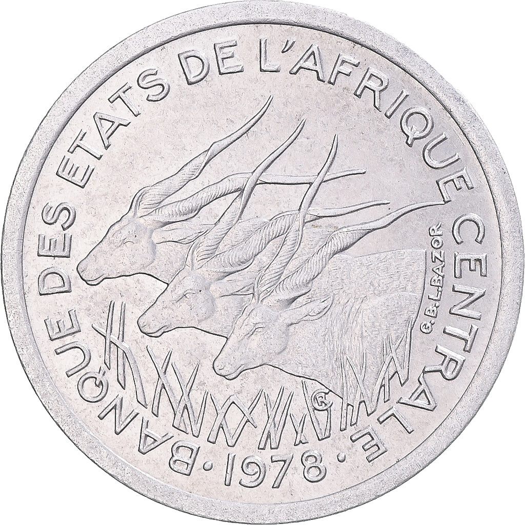 Munten, Staten van Centraal Afrika, Franc, 1978