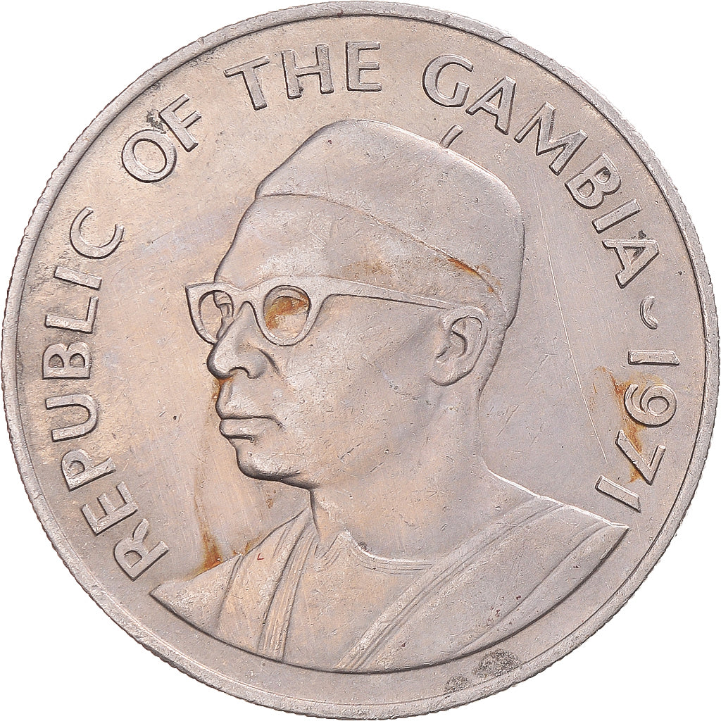 Moneta, GAMBIA, 50 Bututs, 1971