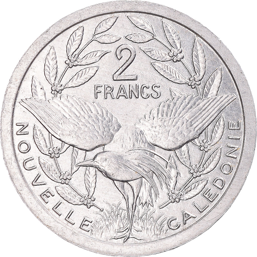 Munten, Nieuw -Caledonië, 2 Francs, 1983