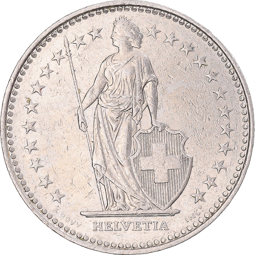 Moneda, Suiza, Franc, 1986