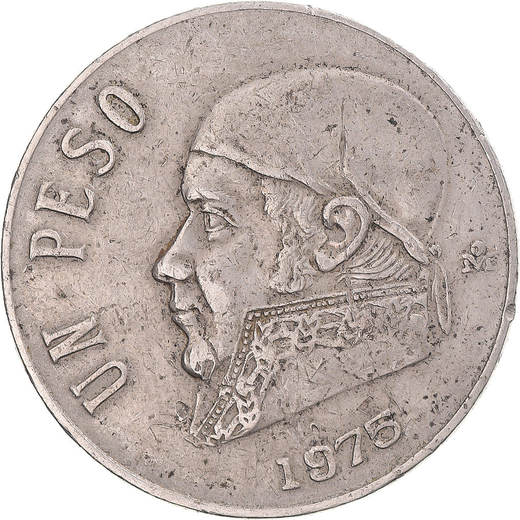 Coin, Mexico, Peso, 1975