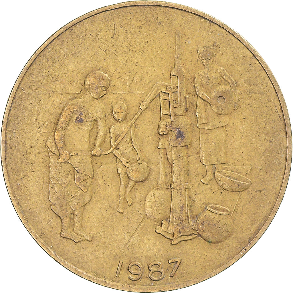 Moeda, Estados da África Ocidental, 10 Francs, 1987