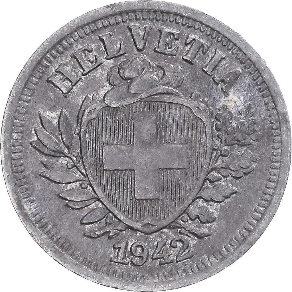 Moneta, Szwajcaria, Rappen, 1942