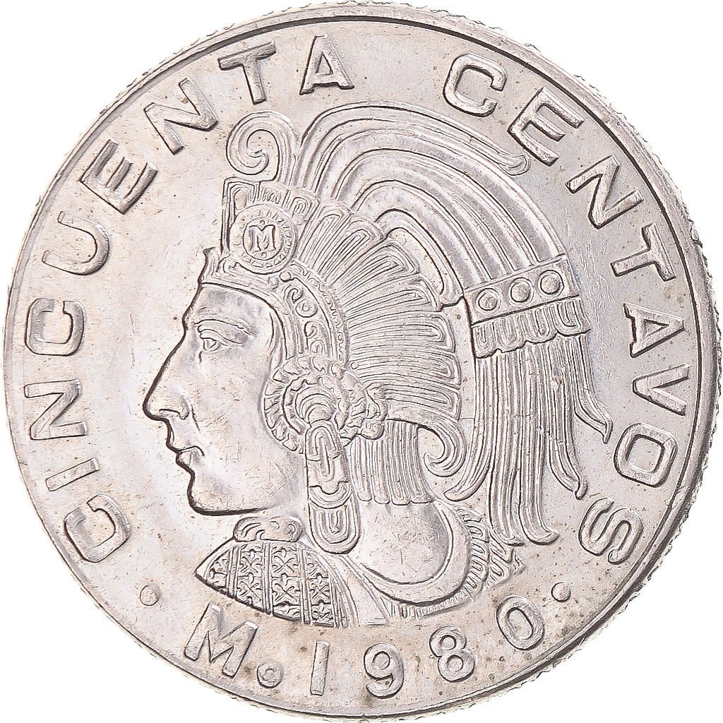 Moneta, Mexico, 50 Centavos, 1980