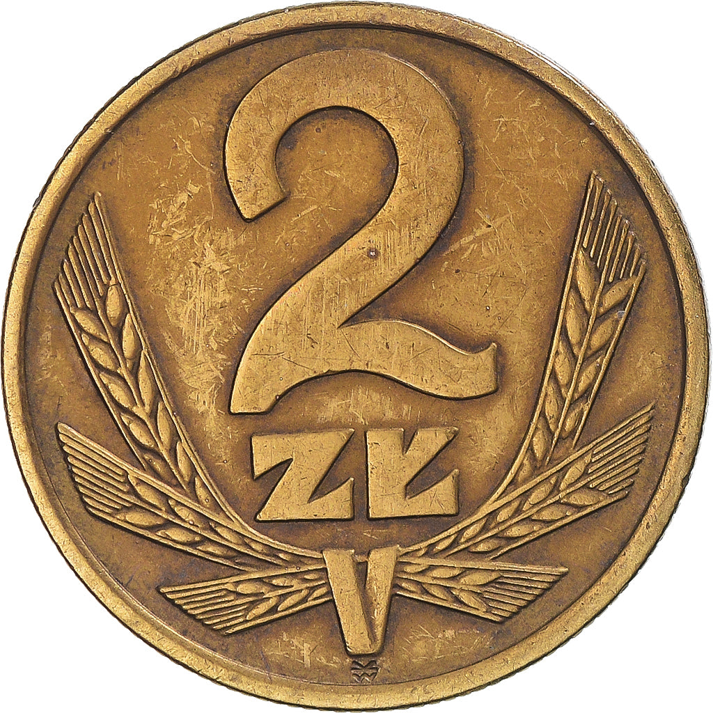 Munten, Polen, 2 Zlote, 1975