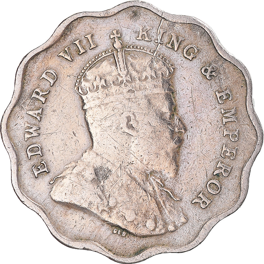 Moneda, India, Anna, 1907