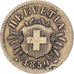 Coin, Switzerland, 5 Rappen, 1850