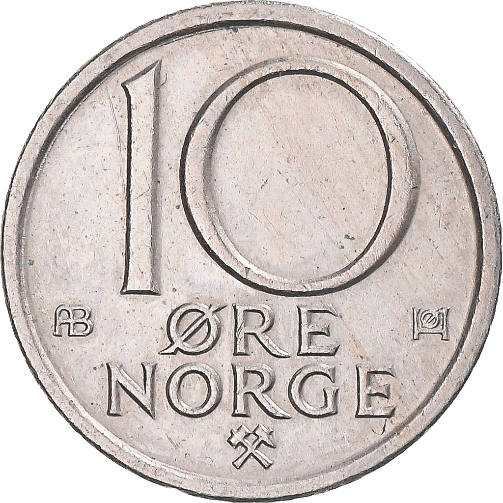 Moneta, Norwegia, 10 Öre, 1978