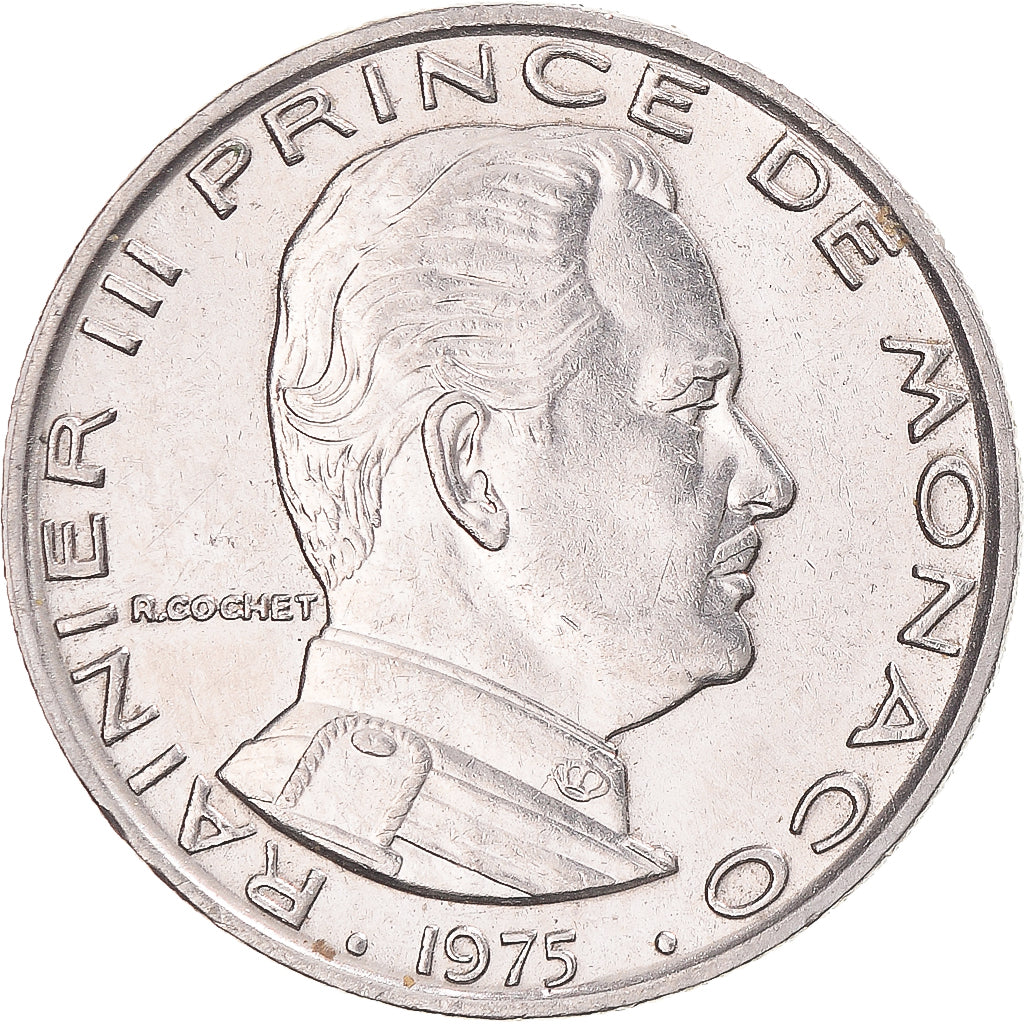 Monnaie, Monaco, Franc, 1975