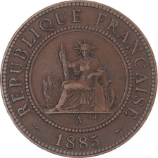 Moneda, INDOCHINA FRANCESA, Cent, 1885