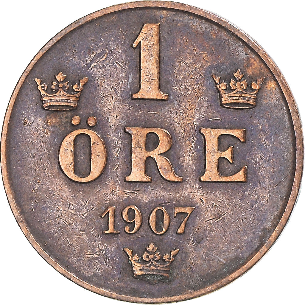 Coin, Sweden, Ore, 1907