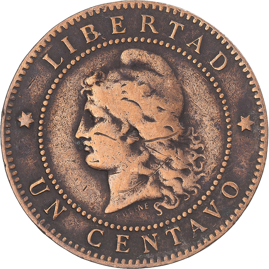 Moneta, Argentina, Centavo, 1886