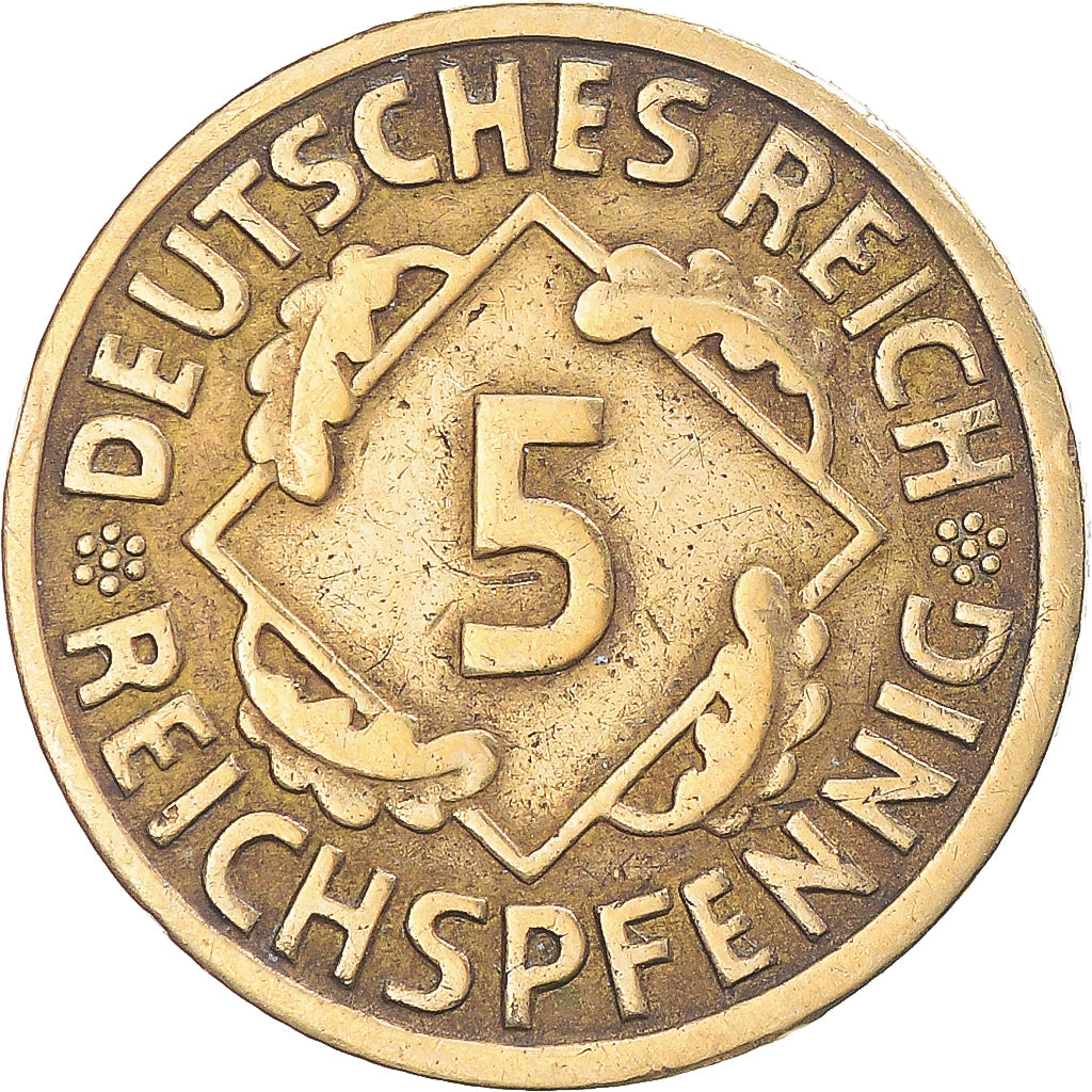 Münze, Deutschland, 5 Reichspfennig, 1935