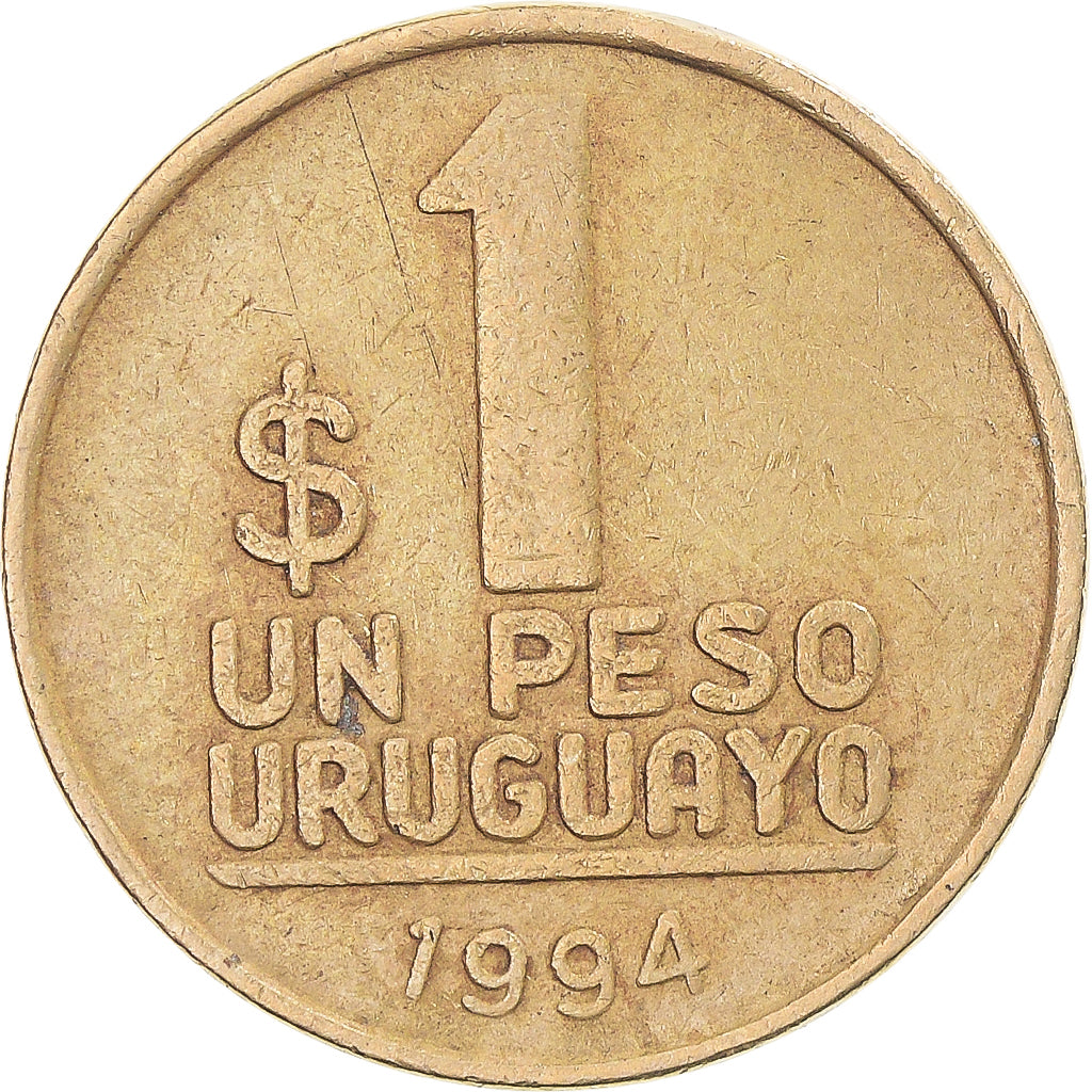 Moeda, Uruguai, Un Peso Uruguayo, 1994