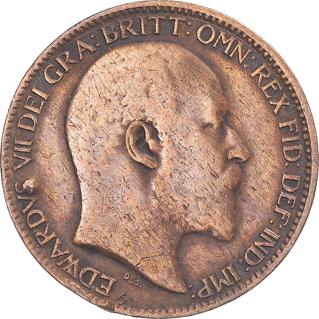 Moneta, Wielka Brytania, Farthing, 1909