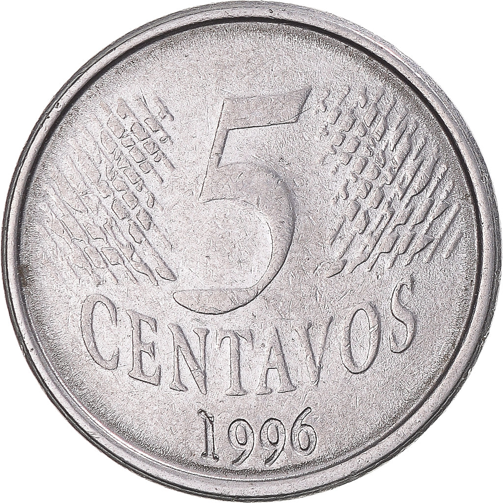 Moeda, Brasil, 5 Centavos, 1996