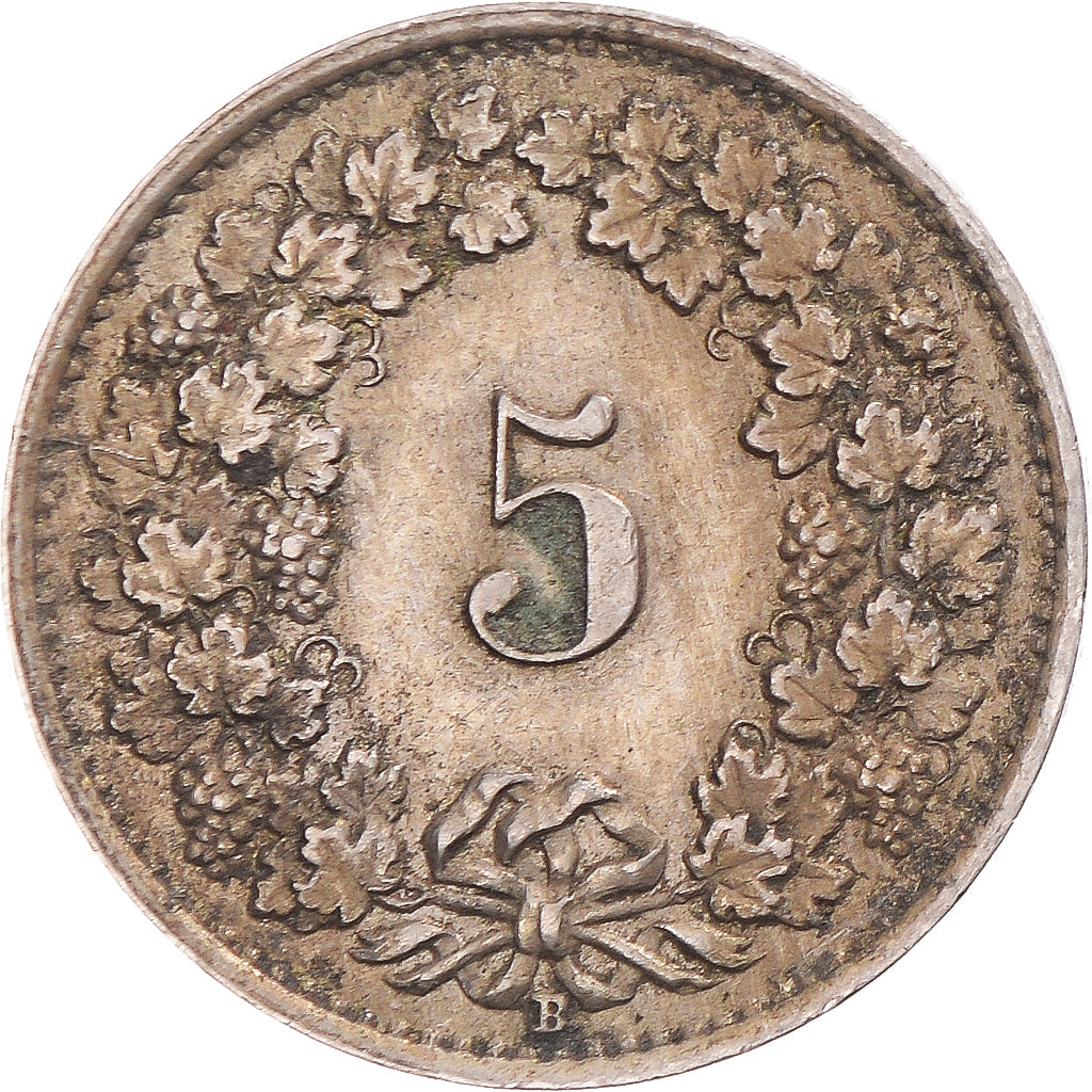 Munten, Zwitserland, 5 Rappen, 1928