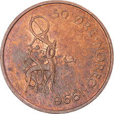 Munten, Noorwegen, 50 Öre, 1996