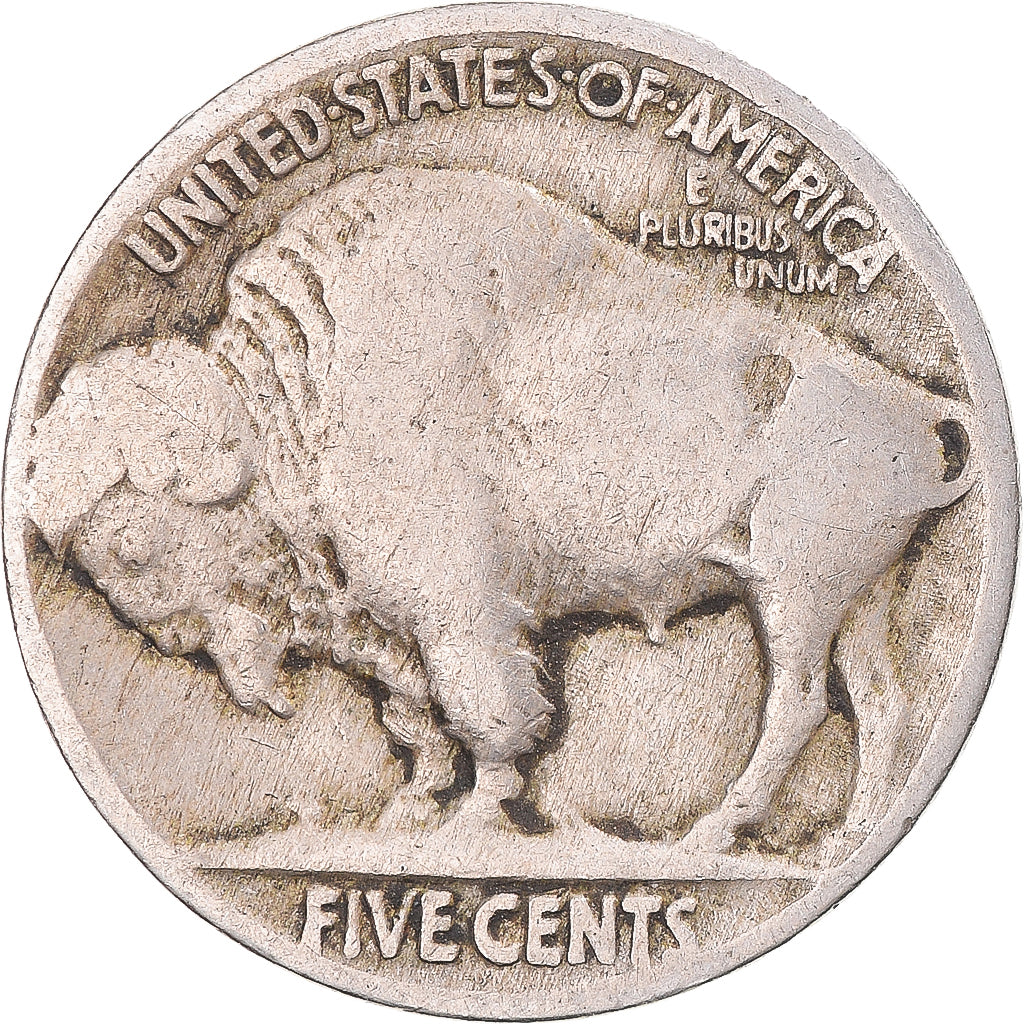 Coin, United States, 5 Cents, 1918