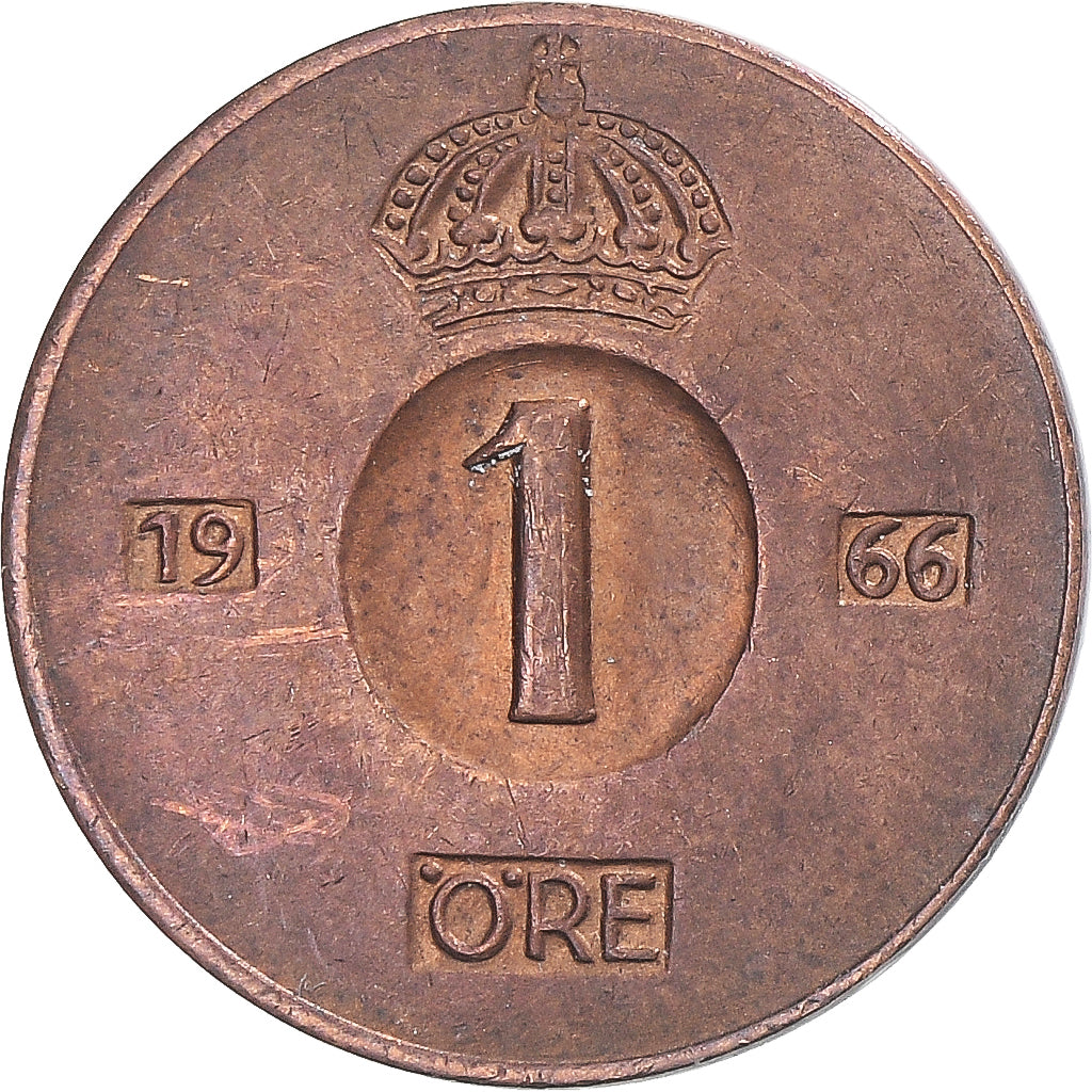 Munten, Zweden, Ore, 1966