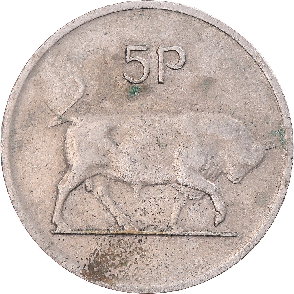 Münze, Ireland, 5 Pence, 1978