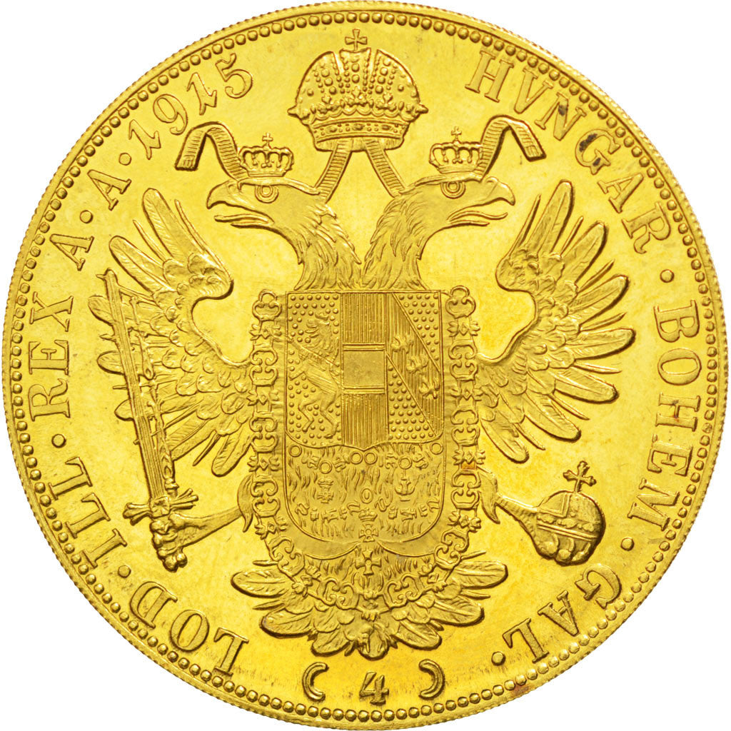 Autriche, François Joseph, 4 Ducats, 1915, KM 2276