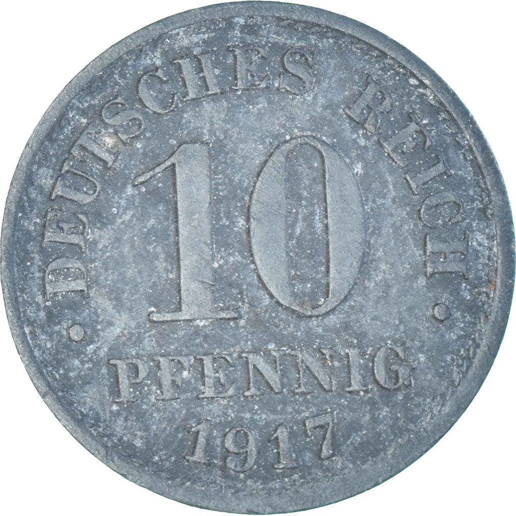 Coin, Germany, 10 Pfennig, 1917