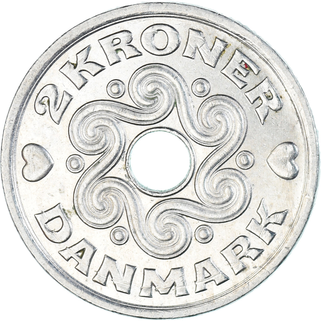 Munten, Denemarken, 2 Kroner, 2005